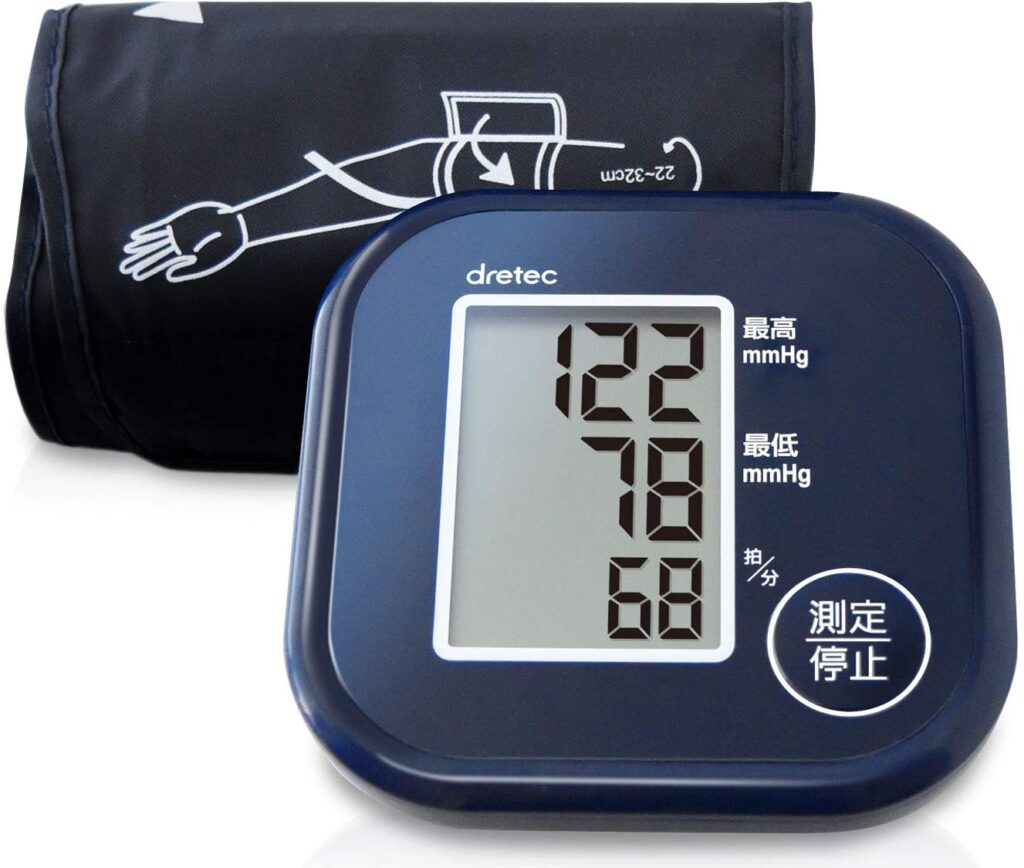 774円 品質満点 ドリテック DRETEC デジタル自動血圧計 手首式 コンパクト 簡単操作 BM-100BK